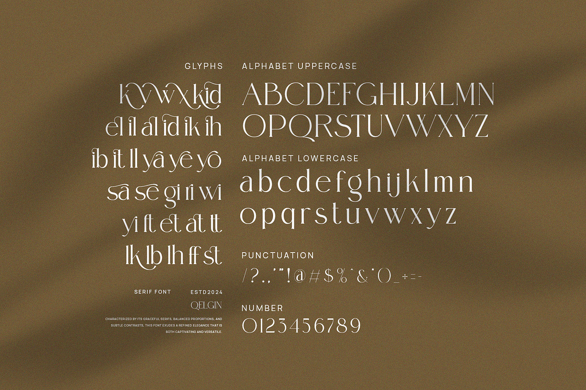 Qelgin Modern Serif Font, a Serif Font by Perfectype (Photo 8 of 8)