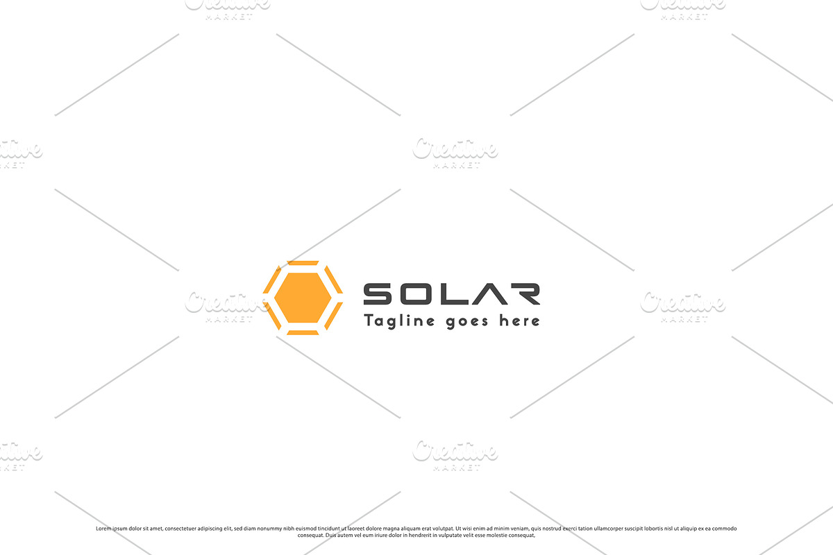 Sun Abstract Hexagon Logo Design, a Branding & Logo Template by Morvana Crew
