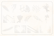 95 Plants & Flowers Shadow Overlays, an Object Graphic by Matisse Studio (Thumbnail 8 of 9)