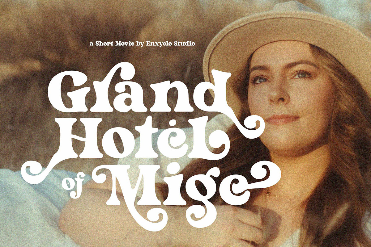 NCL Kerih Moady - Retro Groovy, a Serif Font by Enxyclo Studio (Photo 4 of 15)