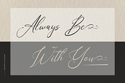 Geraldyn Brushko | Modern Calligraph, a Script Font by Denustudios (Thumbnail 4 of 13)