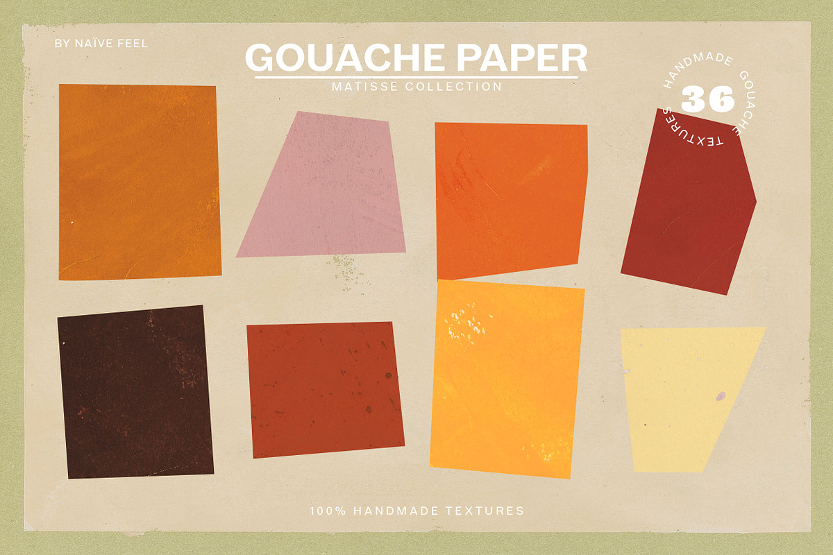 Gouache Textures Matisse Collection, a Texture Graphic by Naive Feel (Photo 7 of 8)