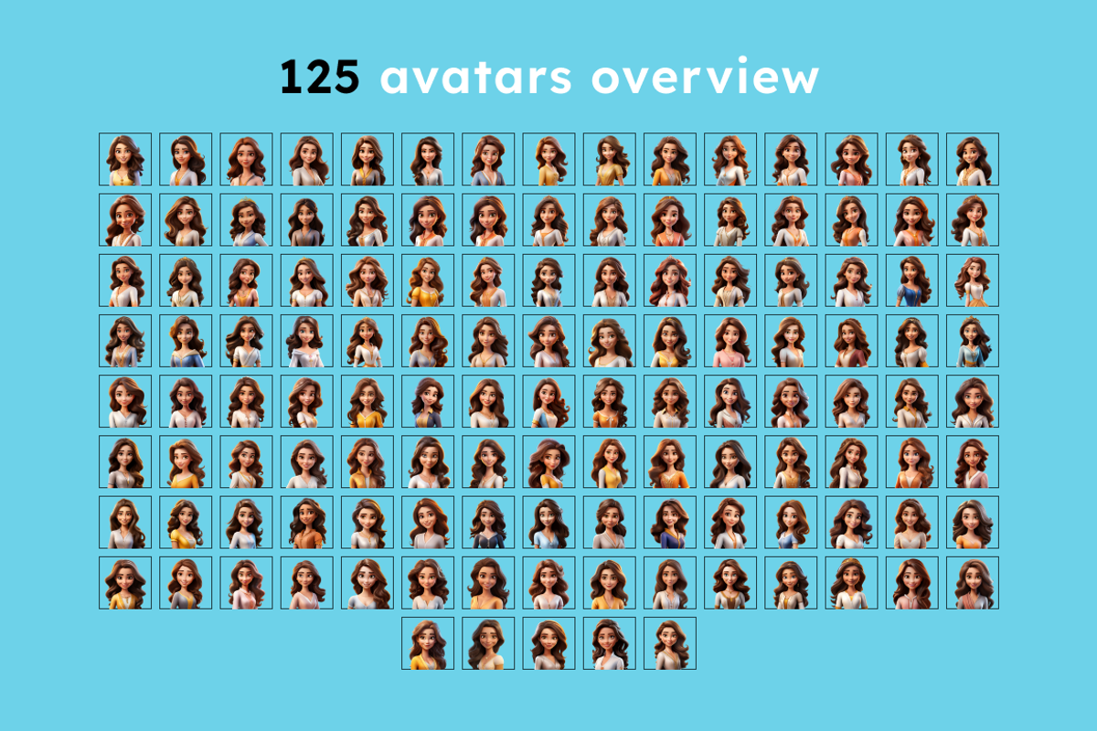 125 Animoji Avatars - Disney Princes, a Characters & Person 3D Model by Digital Blood (Photo 3 of 9)
