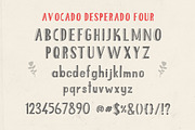 Avocado Desperado Font Set, a Sans Serif Font by 3ora (Thumbnail 8 of 8)
