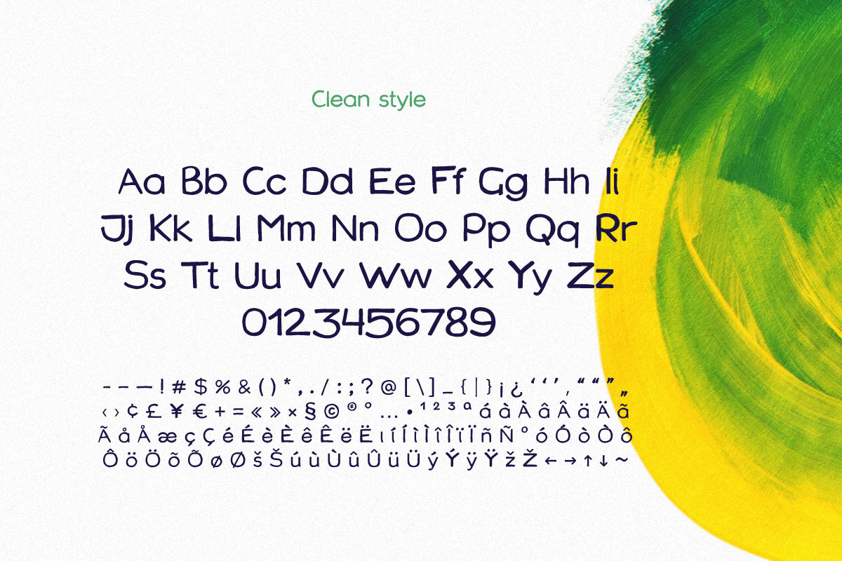 Blueberry Spot font, a Sans Serif Font by kaer_shop (Photo 3 of 6)
