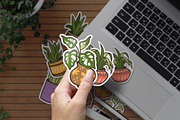 Set of Houseplants isolated design, a Decorative Illustration by Allmostudio (Thumbnail 4 of 4)