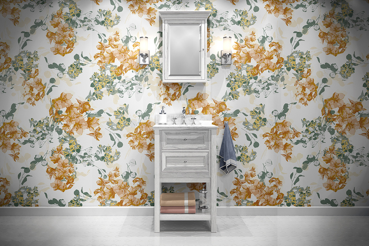 Colorful Summer Floral Pattern, a Pattern Graphic by StudioGlouna (Photo 8 of 9)