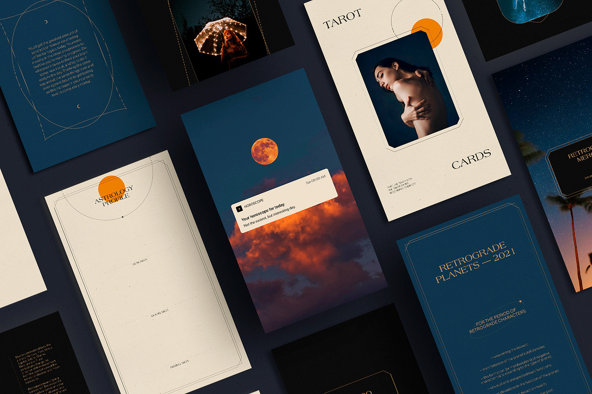Astra Zodiac Instagram Templates, a Social Media Template by BlancheStudio (Photo 2 of 11)