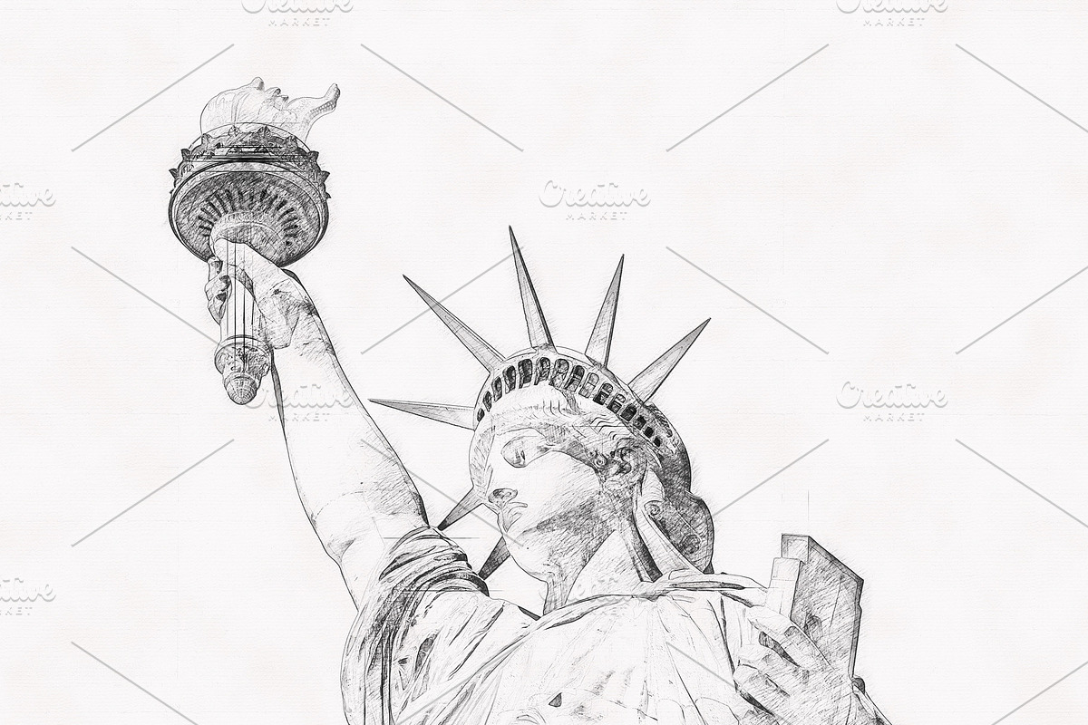 Statue of Liberty, an Object Illustration by Maria Kray