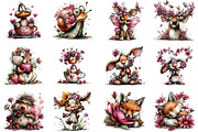 Whimsical Spring Animals Clipart, an Illustration by Dream Creation (Thumbnail 2 of 4)