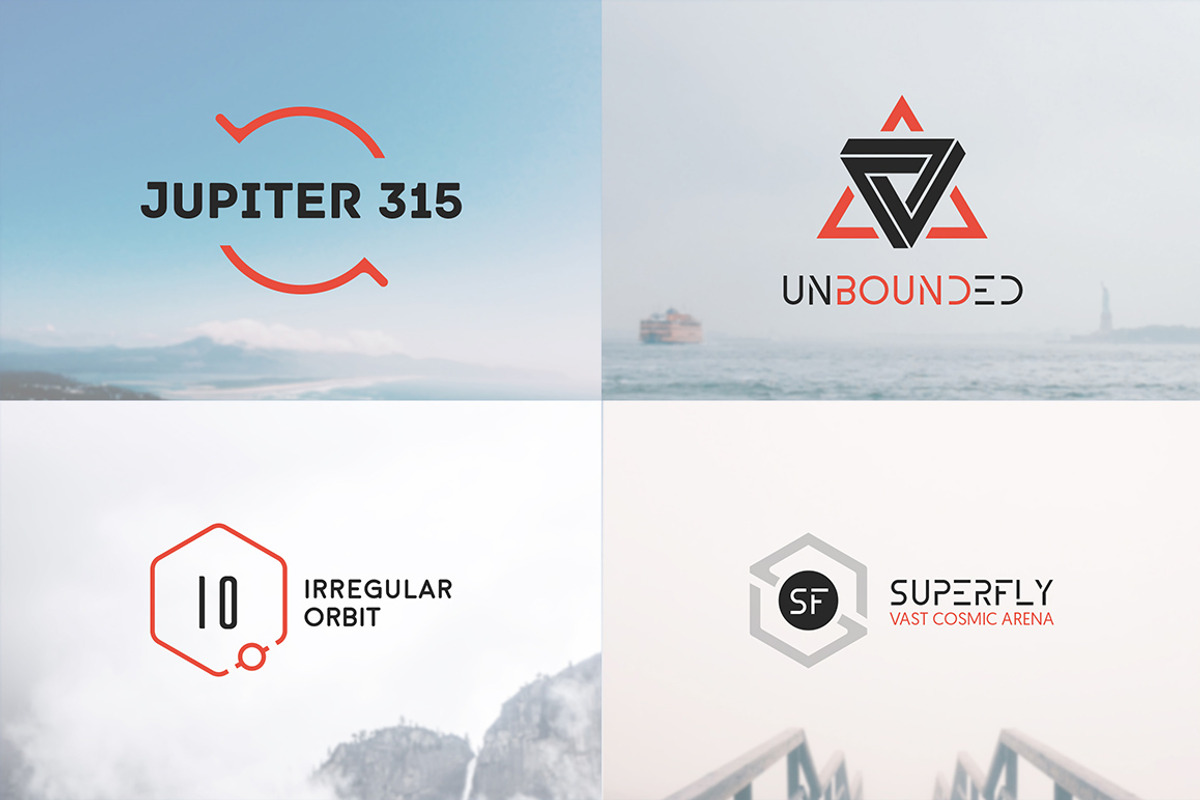 10 Futuristic Logos Pack, a Branding & Logo Template by fortyfive (Photo 7 of 7)