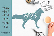Wolf Silhouette - SVG & Clipart, an Object Graphic by Tommy & Tilly Design (Thumbnail 1 of 4)