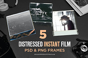 Instant Film Photo Frames Distressed, an Object Graphic by Scribbles & Snippets (Thumbnail 1 of 5)