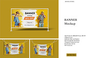 Banner Mockup, a Product Mockup by Bangdastudio (Thumbnail 1 of 7)