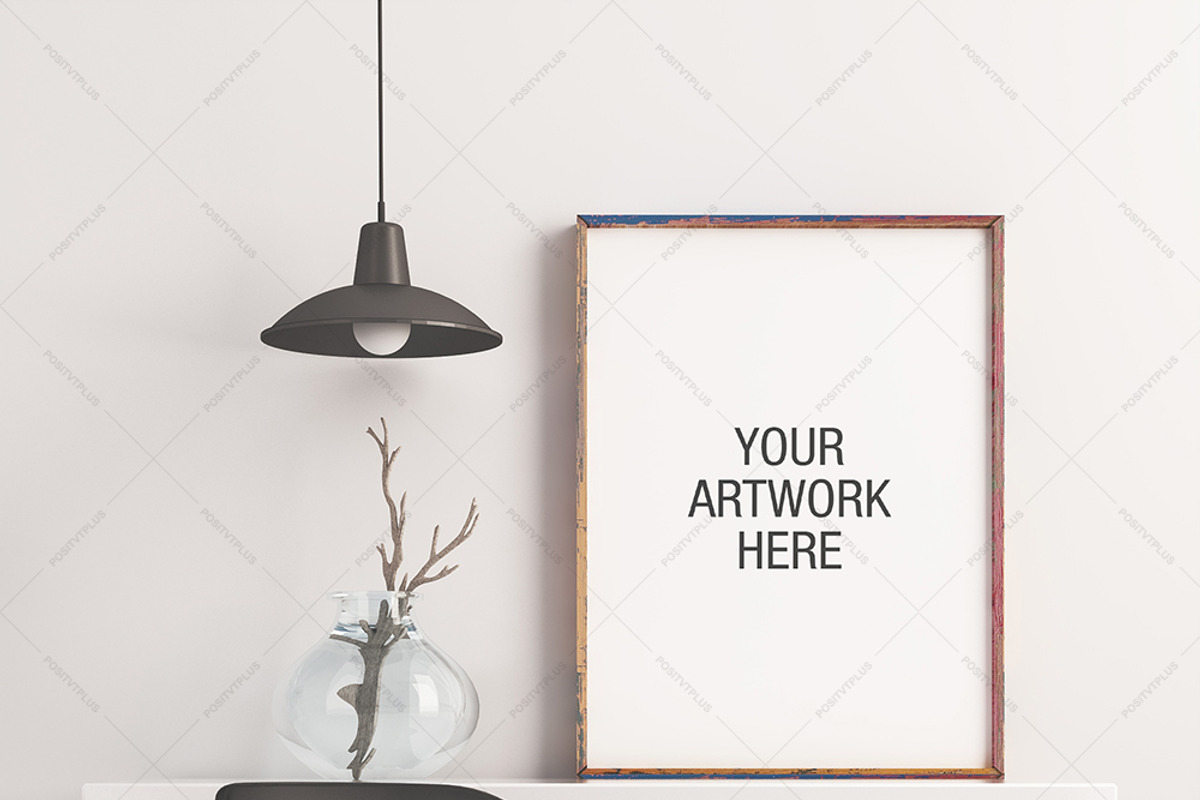 Poster Frame Mockup Minimalist, a Print Template by positvtplus (Photo 2 of 2)