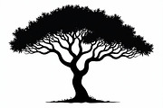 20 Black Tree Silhouettes Bundle, an Illustration by Gaye Art (Thumbnail 8 of 21)