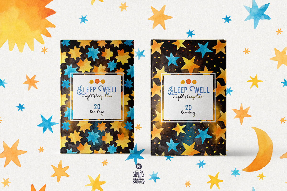 Starry Night, Pattern Pack, a Pattern Graphic by Stella's Graphic Supply (Photo 4 of 6)