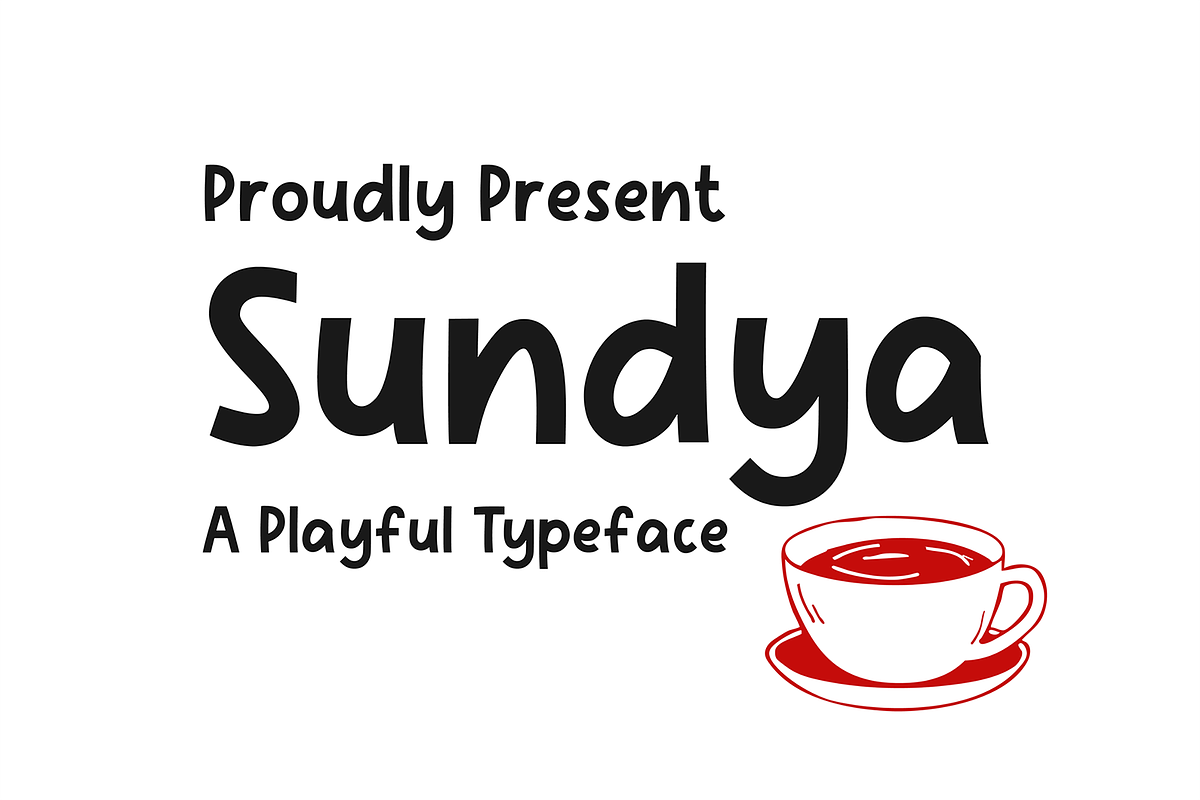 Sundya - Playful Font, a Handwritten Font by ™Creasi (Photo 2 of 6)