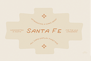 Santa Fe Display Font, a Sans Serif Font by MEG BURK CHOI (Thumbnail 1 of 3)