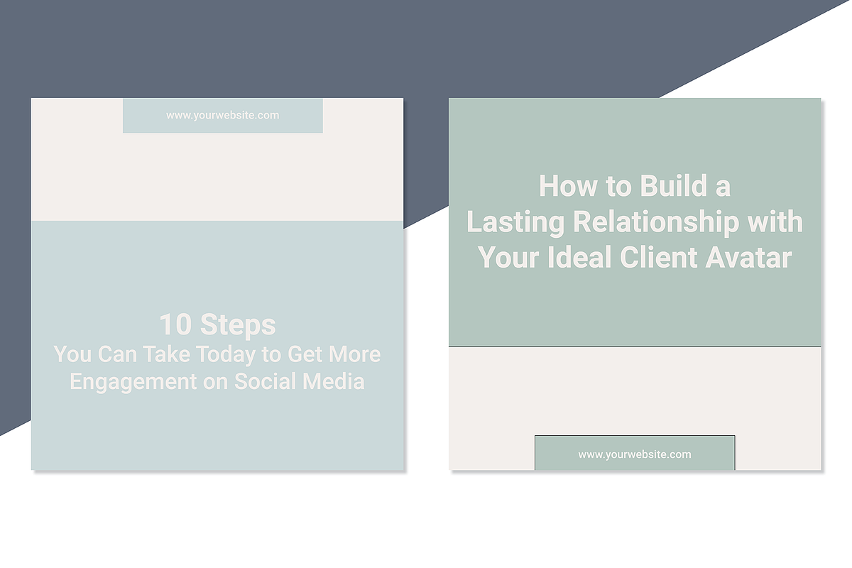 Clean and Minimal Instagram Posts, a Social Media Template by Hunt Family Design (Photo 3 of 7)