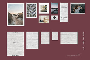 Realistic Moodboard Mockup Kit