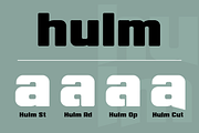 Hulm font family, a Sans Serif Font by vlad.berla (Thumbnail 3 of 8)