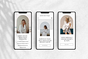 Boho Wix Website Template, a Wix Template by Studio Luxe Creative (Thumbnail 5 of 12)