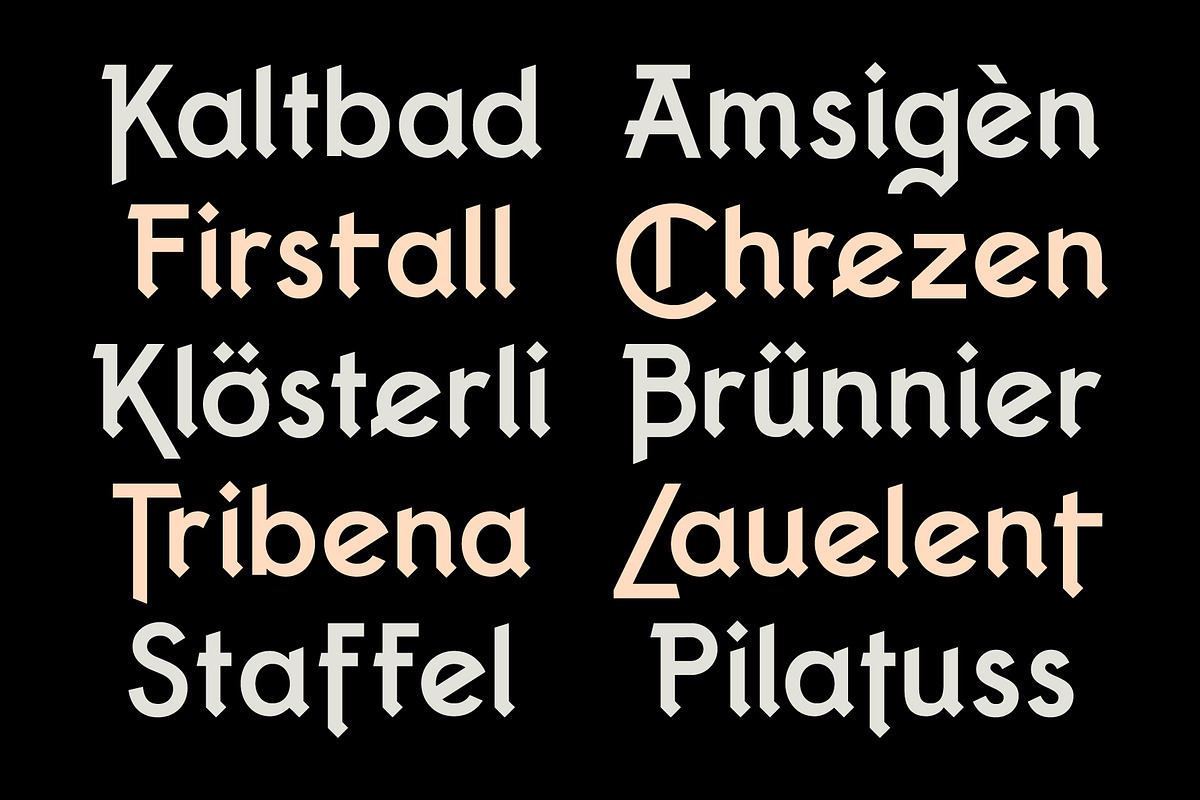 Comrades Blackletter Font, a Blackletter Font by Any-Type® Foundry (Photo 2 of 12)