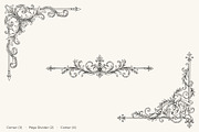 Border, Corner & Divider Collection, a Decorative Illustration by AW Studios (Thumbnail 9 of 20)