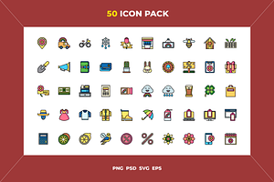 Spring sales icons, an Icon by Wencory