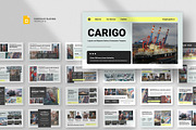 Logistics & Transportation Slides, a Presentation Template by fluffstudio (Thumbnail 1 of 4)