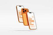 iPhone 17 Pro Mockup, an iPhone Mockup by AndikaGraphic (Thumbnail 2 of 6)