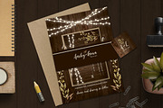 Rustic Wedding Invitation Set, a Card Template by Aarley Kaiven (Thumbnail 3 of 5)