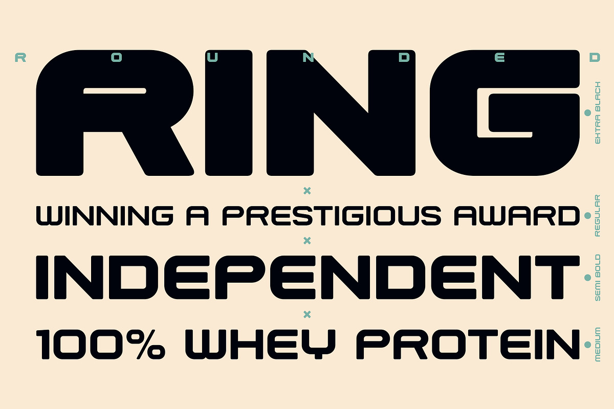 Yoger — Logo display font, a Sans Serif Font by TirionType (Photo 5 of 9)