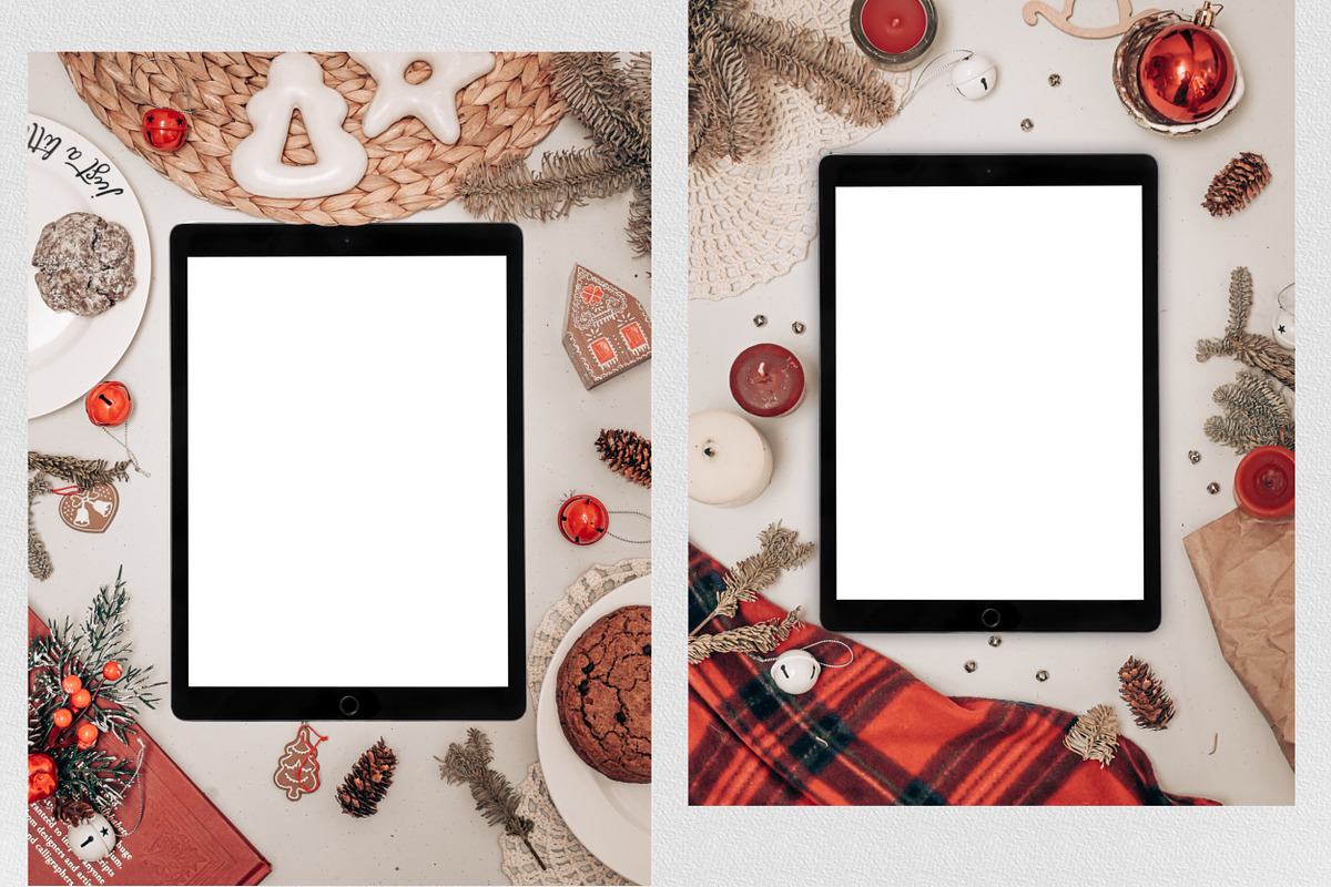 IPad Pro Christmas Photo Mockups, a Print Template by Letter Elfa Studio (Photo 8 of 10)