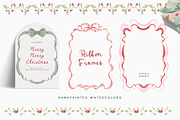 Watercolor Christmas Floral Bows, a Decorative Illustration by Grace Noboa Illustrations (Thumbnail 13 of 24)