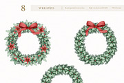 Watercolor Whimsical Christmas Set, a Decorative Illustration by Carol Lozove (Thumbnail 17 of 44)