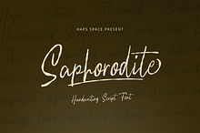 Saphorodite Handwriting Font