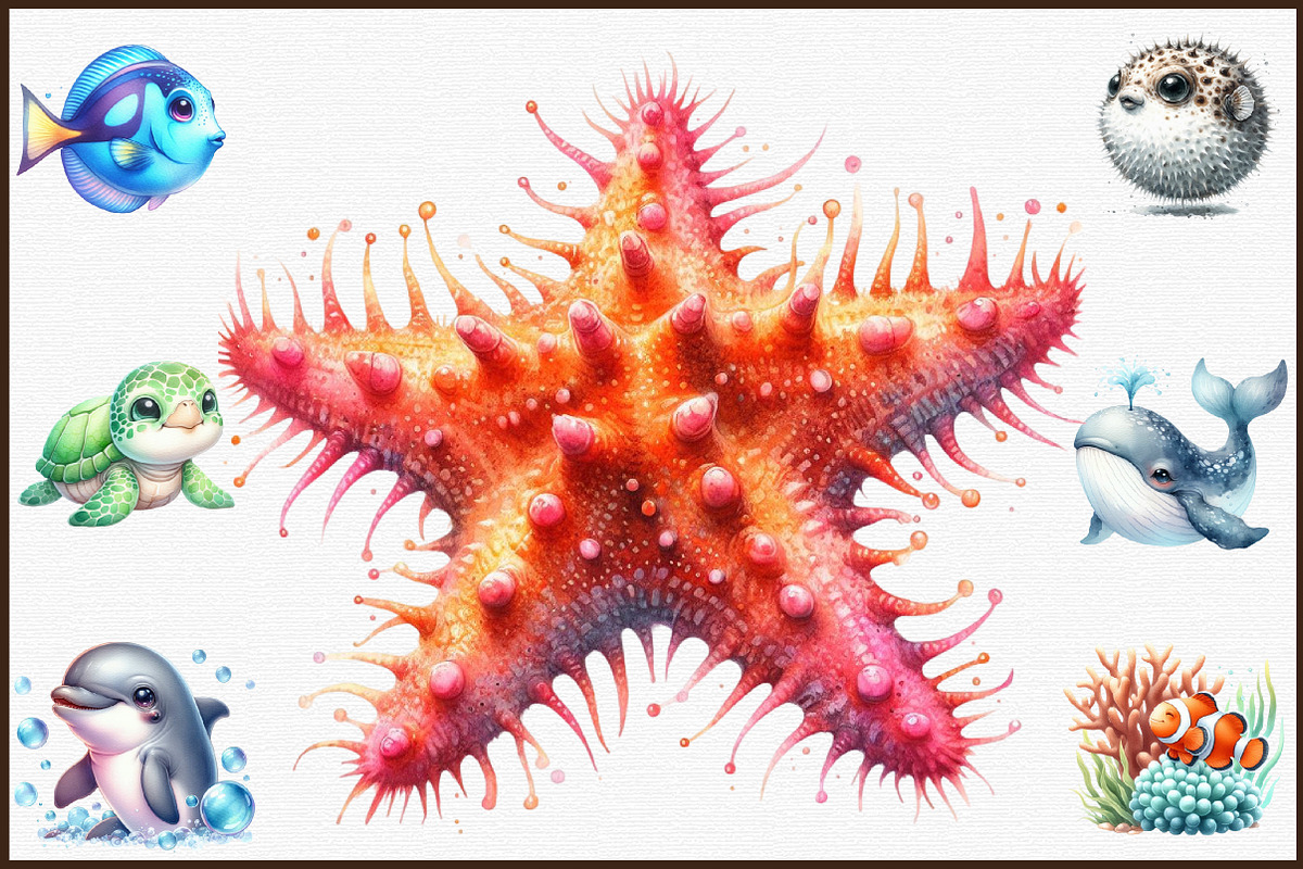 Watercolor Under The Sea Baby Shower, an Illustration by Sublimation Artist (Photo 3 of 6)