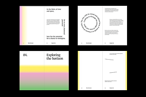 Poetry Gradient Book Template 5x8