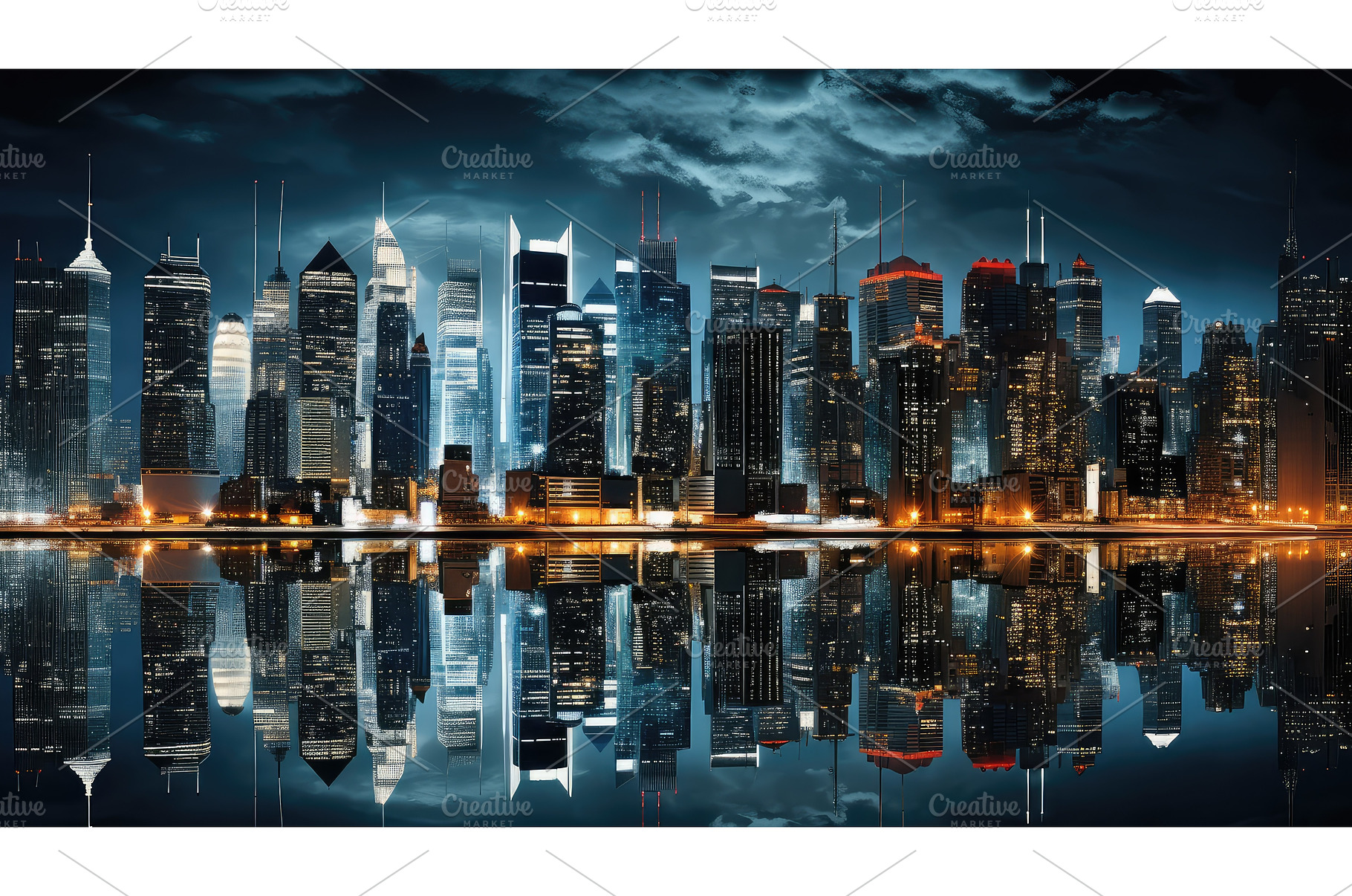 skyscraper buildings background ai, an Industrial Photo by pikepicture