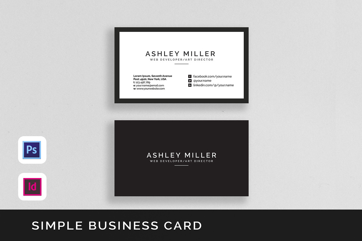 Business Card, a Business Card Template by UX-group