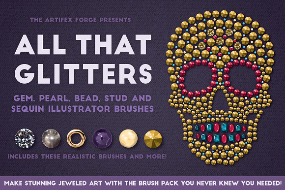 All That Glitters - Vector Brushes preview 7