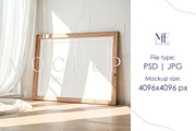 Horizontal Frame Mockup DIN A Poster, a Mockup by Mie Mockup Studio (Thumbnail 2 of 6)