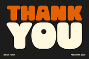 Bidua - Bold Chunk Rounded Display, a Sans Serif Font by Pekotype (Thumbnail 15 of 15)