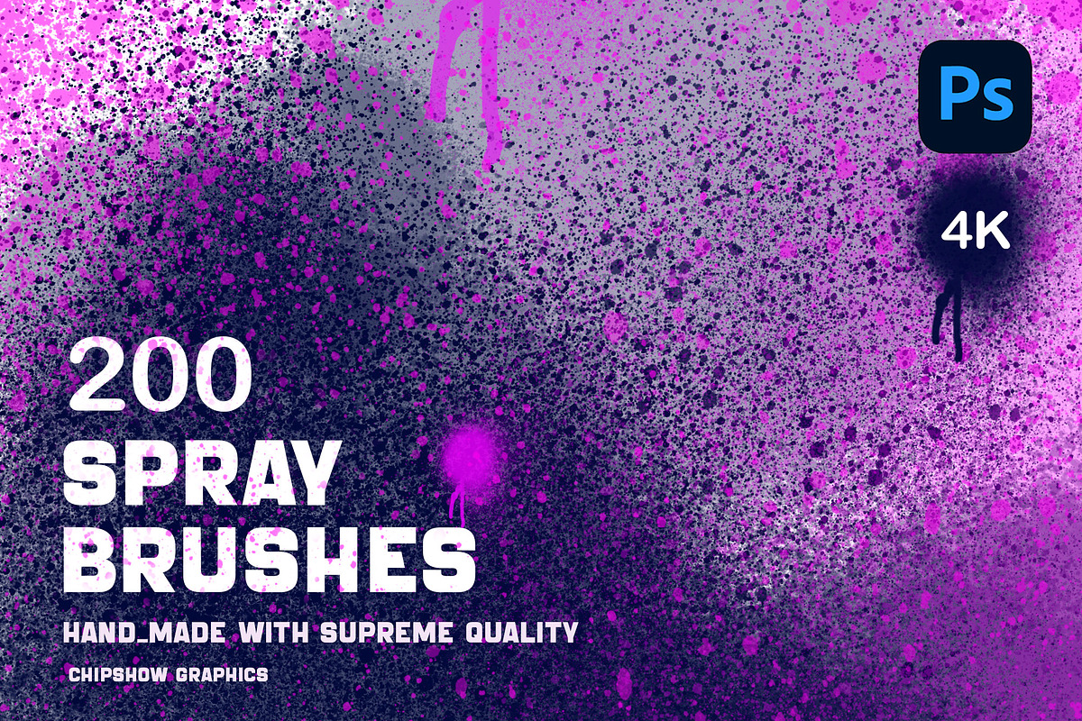 1400+ Photoshop Painting Brush Kit, a Brush Add-On by Chipshpow Graphics (Photo 7 of 8)