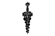 Ornamental Dagger Silhouette Bundle, an Object Illustration by Gaye Art (Thumbnail 19 of 31)