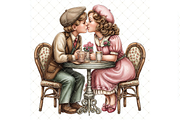 Romantic Couple Clipart JPG, a Person Illustration by Memories By Lea (Thumbnail 18 of 18)