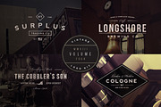 Vintage Logo Kit:  Volume Four, a Branding & Logo Template by Hustle Supply Co. (Thumbnail 1 of 5)