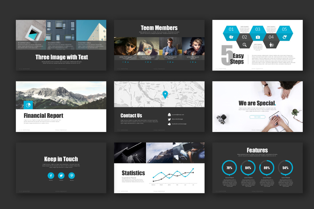 Inspirational Powerpoint Template, a Presentation Template by Vizualus